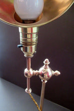 Load image into Gallery viewer, Antique Arts &amp; Crafts Brass Desk Lamp. Fully Moveable
