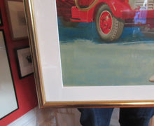 Load image into Gallery viewer, AMERICAN Original 1950s Truck Poster: FEDERAL TRUCKS. Featuring Glamour Girl in her Tennis Outfit
