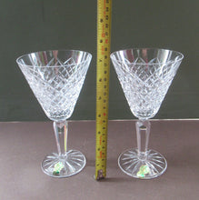 Load image into Gallery viewer, Set of Six Waterford Templemore Large Goblets or Red Wine Glasses 1950s
