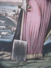 Load image into Gallery viewer, 1770s MEZZOTINT Allegorical Print War and Peace. Georgian Print
