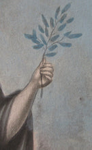 Load image into Gallery viewer, 1770s MEZZOTINT Allegorical Print War and Peace. Georgian Print
