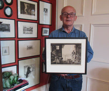 Load image into Gallery viewer, SCOTTISH ART. Vintage Etching by Leslie Gordon Kinnear (1901 - 1976). Entitled &quot;Fenwick&#39;s Smiddy&quot;
