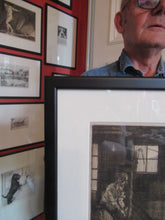 Load image into Gallery viewer, SCOTTISH ART. Vintage Etching by Leslie Gordon Kinnear (1901 - 1976). Entitled &quot;Fenwick&#39;s Smiddy&quot;
