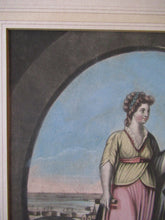 Load image into Gallery viewer, 1770s MEZZOTINT Allegorical Print War and Peace. Georgian Print
