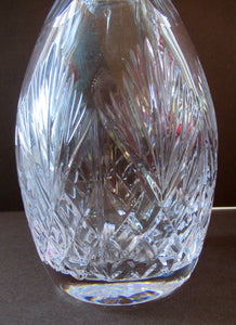 Iona Pattern Edinburgh Crystal Decanter (and two Crystal tumblers)