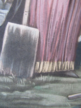 Load image into Gallery viewer, 1770s MEZZOTINT Allegorical Print War and Peace. Georgian Print
