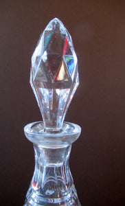 Iona Pattern Edinburgh Crystal Decanter (and two Crystal tumblers)
