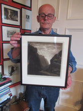 Load image into Gallery viewer, Alfred Richard Blundell (1883 - 1968). Stunning MEZZOTINT View of Cheddar Gorge
