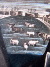 Load image into Gallery viewer, 1770s MEZZOTINT Allegorical Print War and Peace. Georgian Print
