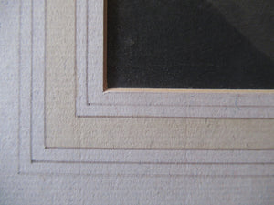 1770s MEZZOTINT Allegorical Print War and Peace. Georgian Print