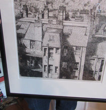 Load image into Gallery viewer, 1920s Etching of Portsburgh Square, West Port, Grassmarket Edinburgh
