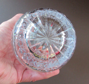Iona Pattern Edinburgh Crystal Decanter (and two Crystal tumblers)