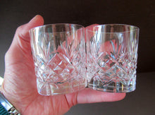 Load image into Gallery viewer, Iona Pattern Edinburgh Crystal Decanter (and two Crystal tumblers)
