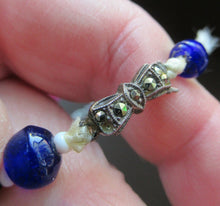 Load image into Gallery viewer, Good Quality Vintage Millefiori Murano Glass Bead Necklace. Total Length 26 inches
