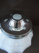 Load image into Gallery viewer, 1930s Opaque White Milk Glass Art Deco Hanging Globe Shade

