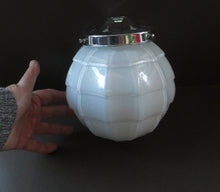 Load image into Gallery viewer, 1930s Opaque White Milk Glass Art Deco Hanging Globe Shade
