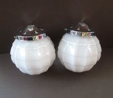 Load image into Gallery viewer, 1930s Opaque White Milk Glass Art Deco Hanging Globe Shade

