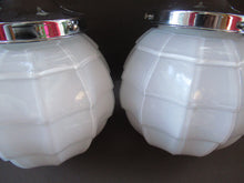 Load image into Gallery viewer, 1930s Opaque White Milk Glass Art Deco Hanging Globe Shade
