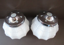 Load image into Gallery viewer, 1930s Opaque White Milk Glass Art Deco Hanging Globe Shade

