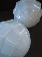 Load image into Gallery viewer, 1930s Opaque White Milk Glass Art Deco Hanging Globe Shade
