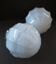 Load image into Gallery viewer, 1930s Opaque White Milk Glass Art Deco Hanging Globe Shade
