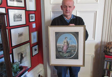 Load image into Gallery viewer, 1770s MEZZOTINT Allegorical Print War and Peace. Georgian Print
