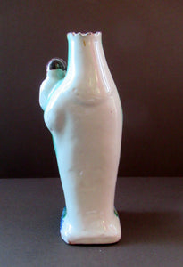 Antique French Quimper Faience Figurine Madonna and Child