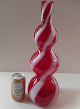 Load image into Gallery viewer, Empoli Space Age Alrose Glass Genie Bottle
