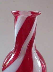 Empoli Space Age Alrose Glass Genie Bottle