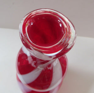 Empoli Space Age Alrose Glass Genie Bottle
