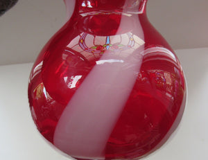 Empoli Space Age Alrose Glass Genie Bottle
