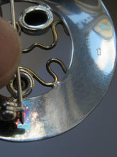 Load image into Gallery viewer, Sterling Silver Brooch with Import Marks Scandinavian Pearls 1970s
