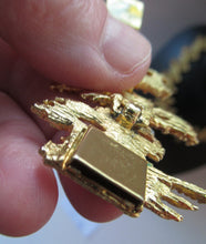 Load image into Gallery viewer, Vintage 1960s Vendome Necklace and Bracelet Gold Plate
