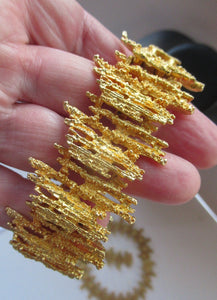 Vintage 1960s Vendome Necklace and Bracelet Gold Plate