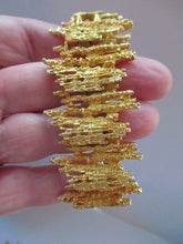 Load image into Gallery viewer, Vintage 1960s Vendome Necklace and Bracelet Gold Plate
