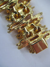 Load image into Gallery viewer, Vintage 1960s Vendome Necklace and Bracelet Gold Plate
