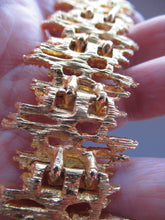 Load image into Gallery viewer, Vintage 1960s Vendome Necklace and Bracelet Gold Plate
