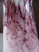 Load image into Gallery viewer, Vintage 1930s Monart Glass Miniature Vase Pink and Black
