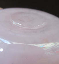 Load image into Gallery viewer, Vintage 1930s Monart Glass Miniature Vase Pink and Black
