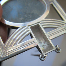 Load image into Gallery viewer, William Hardwick Hall Designer Pendant 1970s. Scottish Silver &amp; Agate
