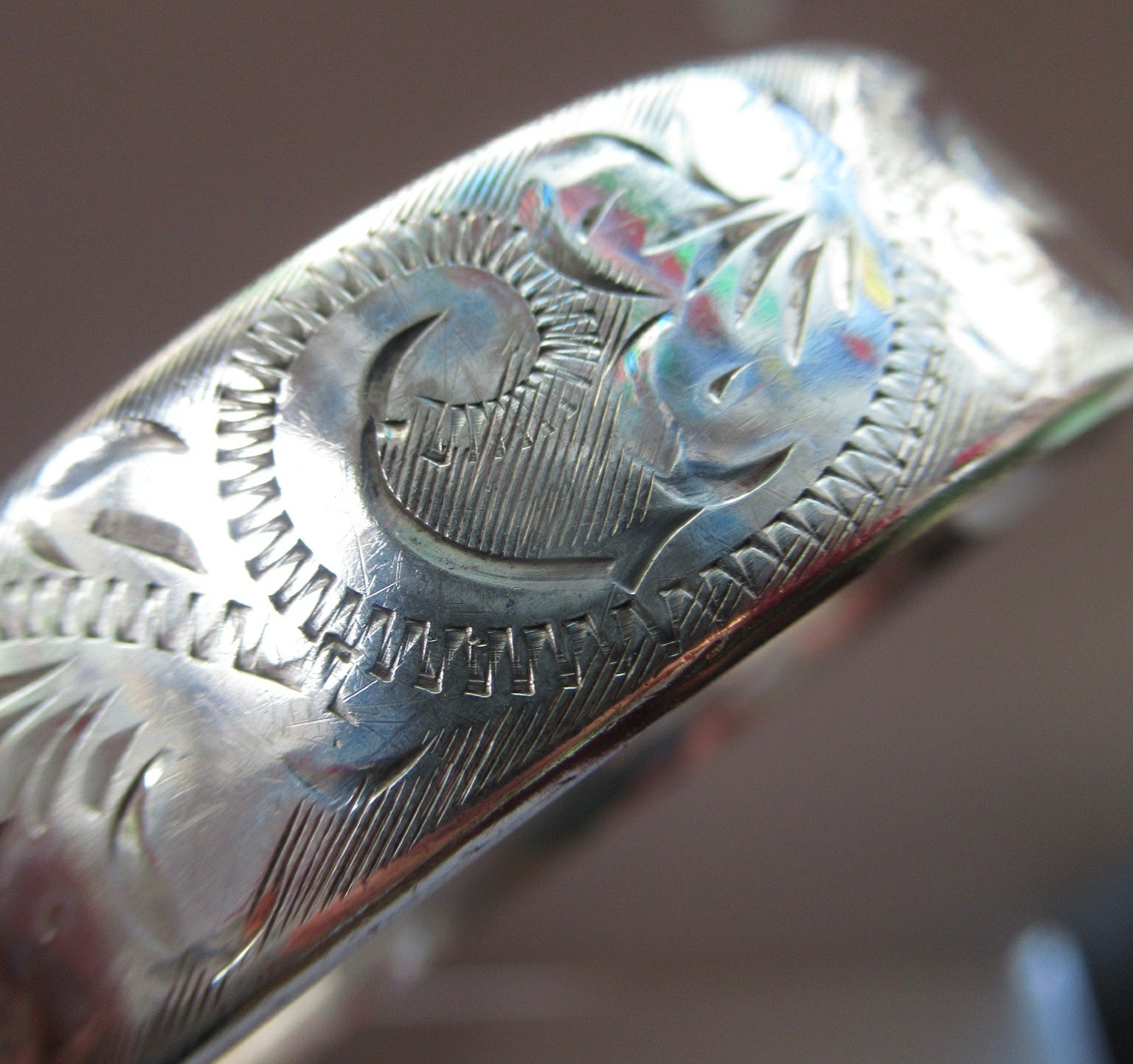 Silver hinged cuff bracelet sale