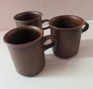 Spares Six 1960s Ruska Cups 3 Large 3 Small Ulla Procope Finland