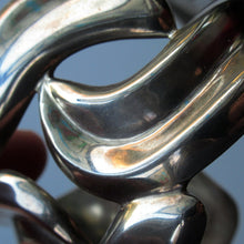 Load image into Gallery viewer, Vintage MEXICAN TAXCO 925 Sterling Silver Cuff Bracelet
