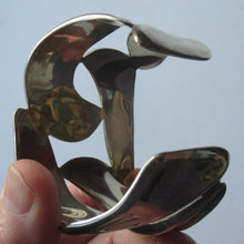 Load image into Gallery viewer, Vintage MEXICAN TAXCO 925 Sterling Silver Cuff Bracelet
