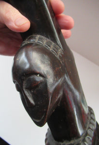 Large Old Wooden African Ashanti Akub'ba (Akuba) Fertility Figure