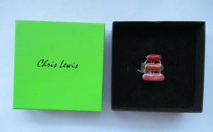 Vintage Scottish Designer Ring. Solid Silver by Chris Lewis