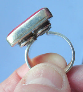 Vintage Scottish Designer Ring. Solid Silver by Chris Lewis