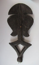 Load image into Gallery viewer, Large Vintage Kota Wood and Brass Reliquary African Sculpture
