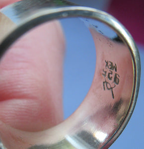 Vintage Scottish Designer Ring. Solid Silver by Chris Lewis
