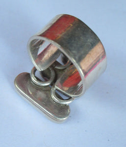 Vintage Scottish Designer Ring. Solid Silver by Chris Lewis